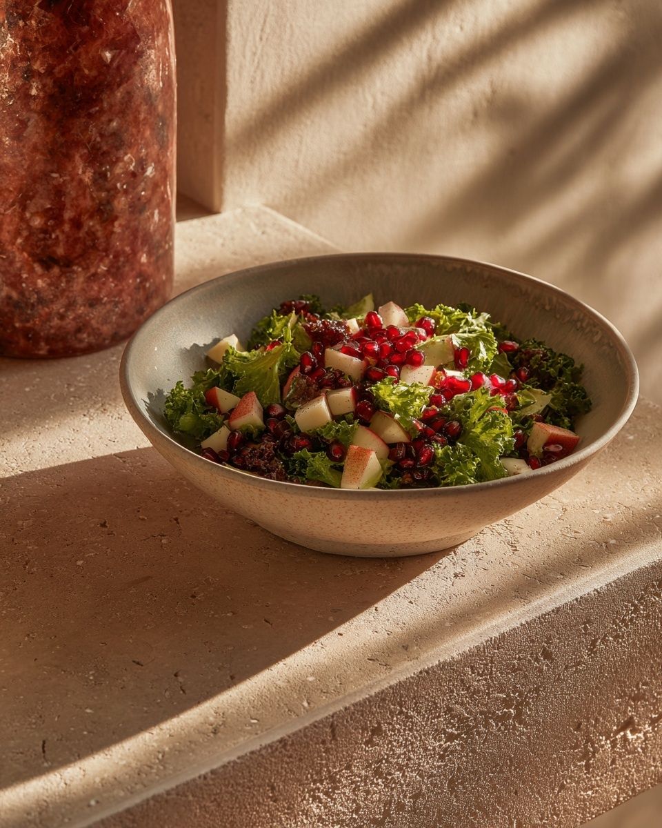 Ensalada cítrica de aguacate y granada (8 min)