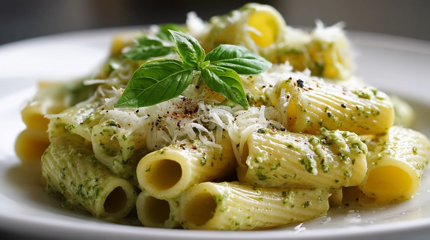 Creamy Lemon Avocado Pasta (15 min)