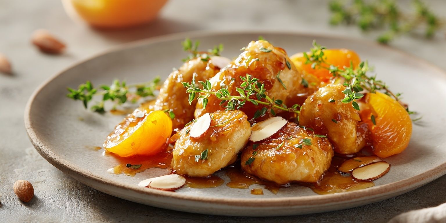 Pollo salteado con glaseado de mandarina (15 min)